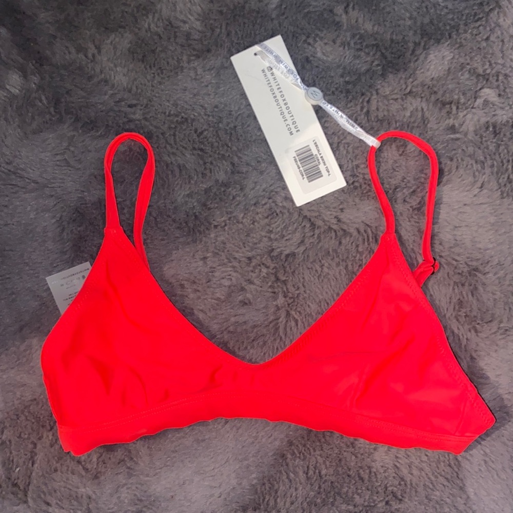 White Fox Bikini Top